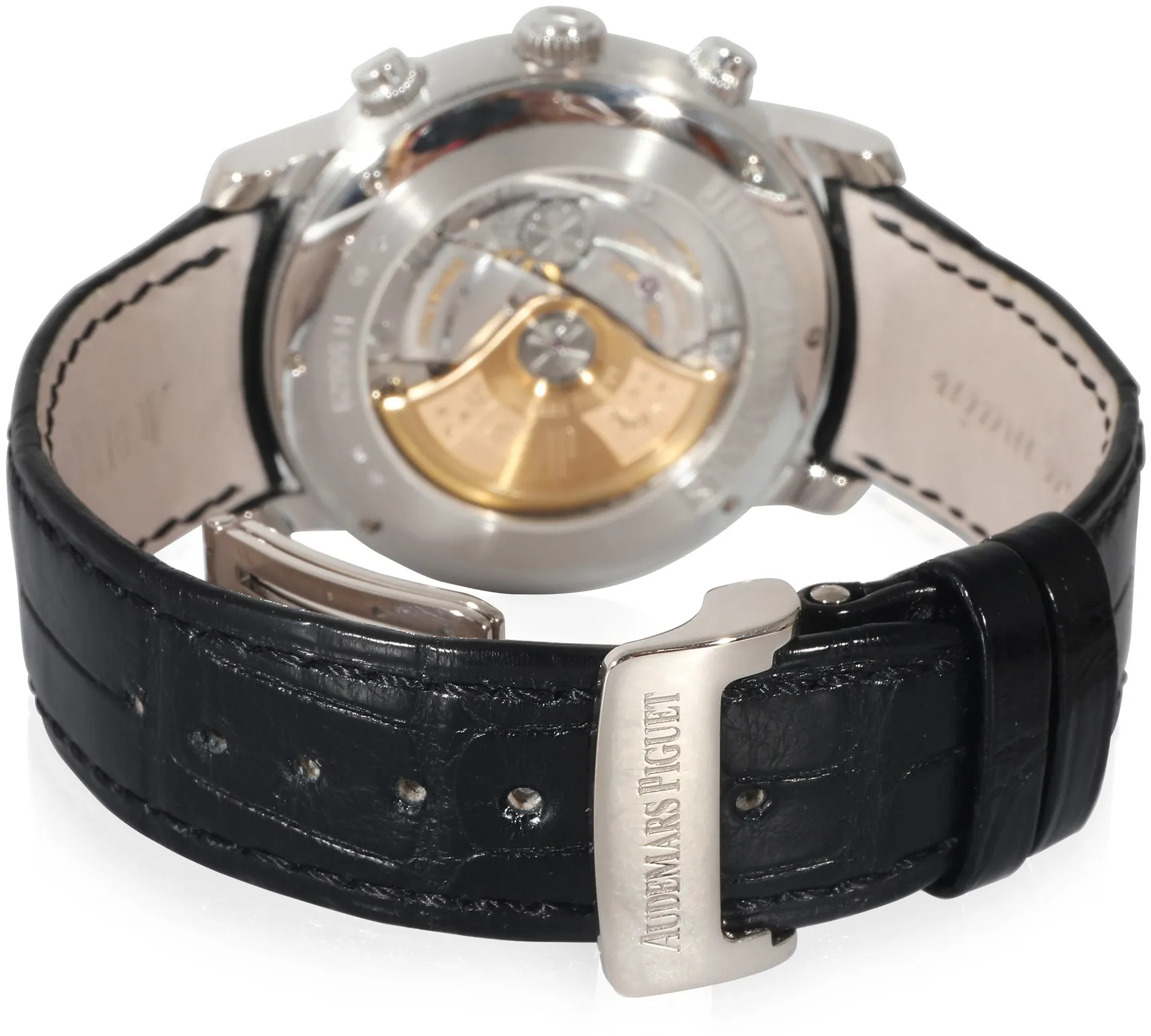 Audemars Piguet Jules Audemars 26100BC.OO.D002CR.01 41mm White gold and 18k white gold Beige 1