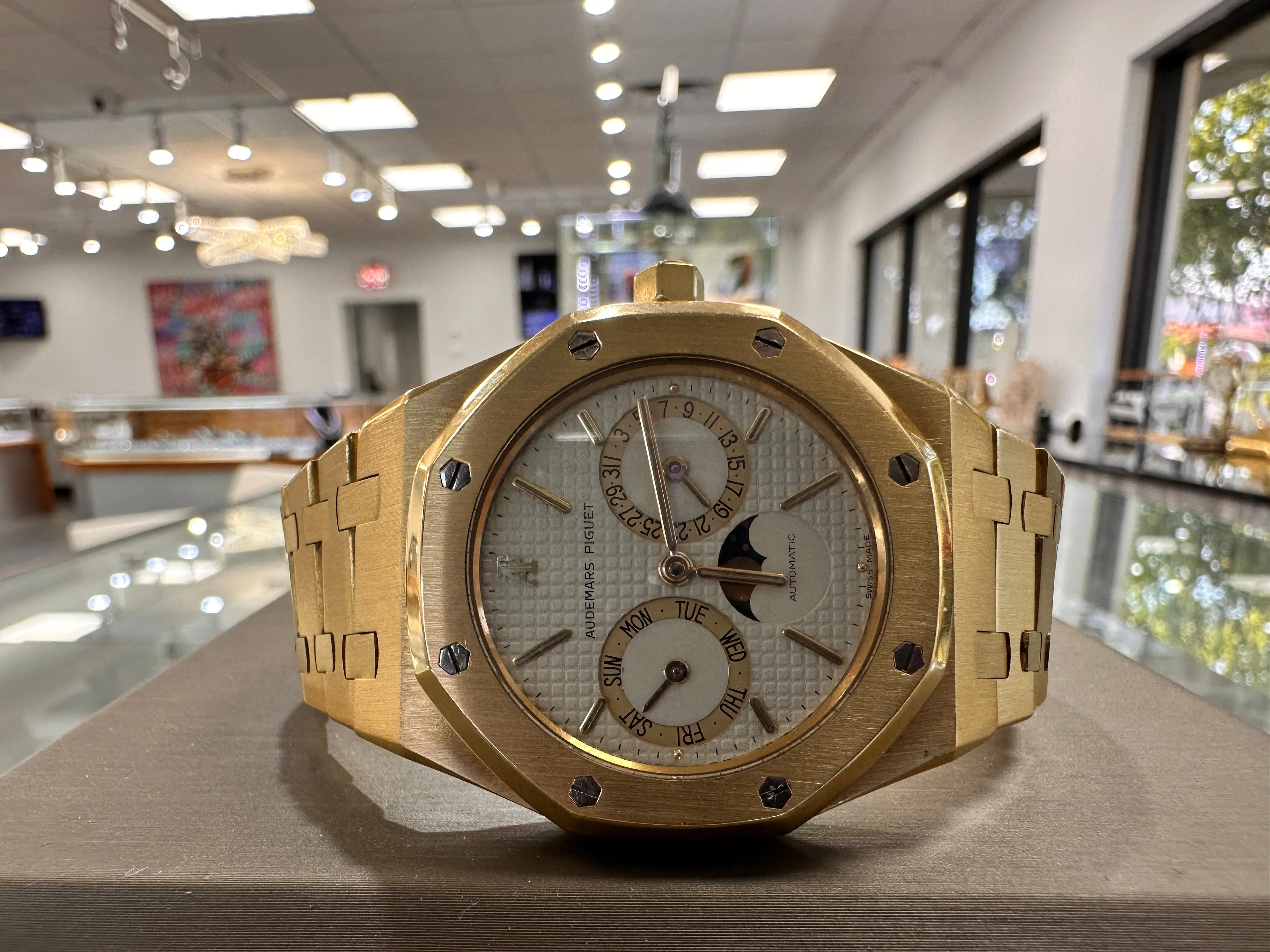 Audemars Piguet Royal Oak 25594BA.OO.0477BA.01 36mm Yellow gold Cream 8