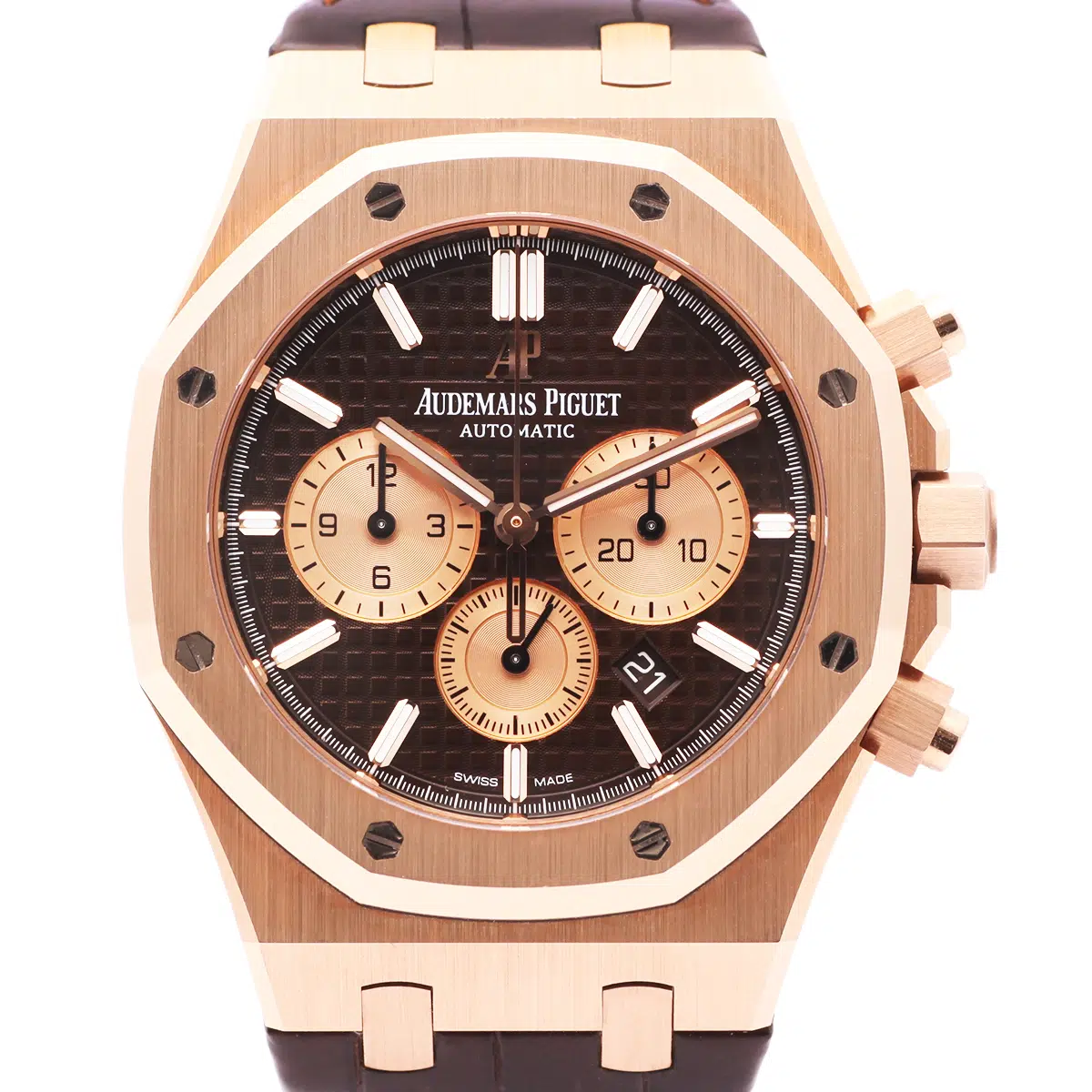 Audemars Piguet Royal Oak 26331OR 41mm Rose gold Brown