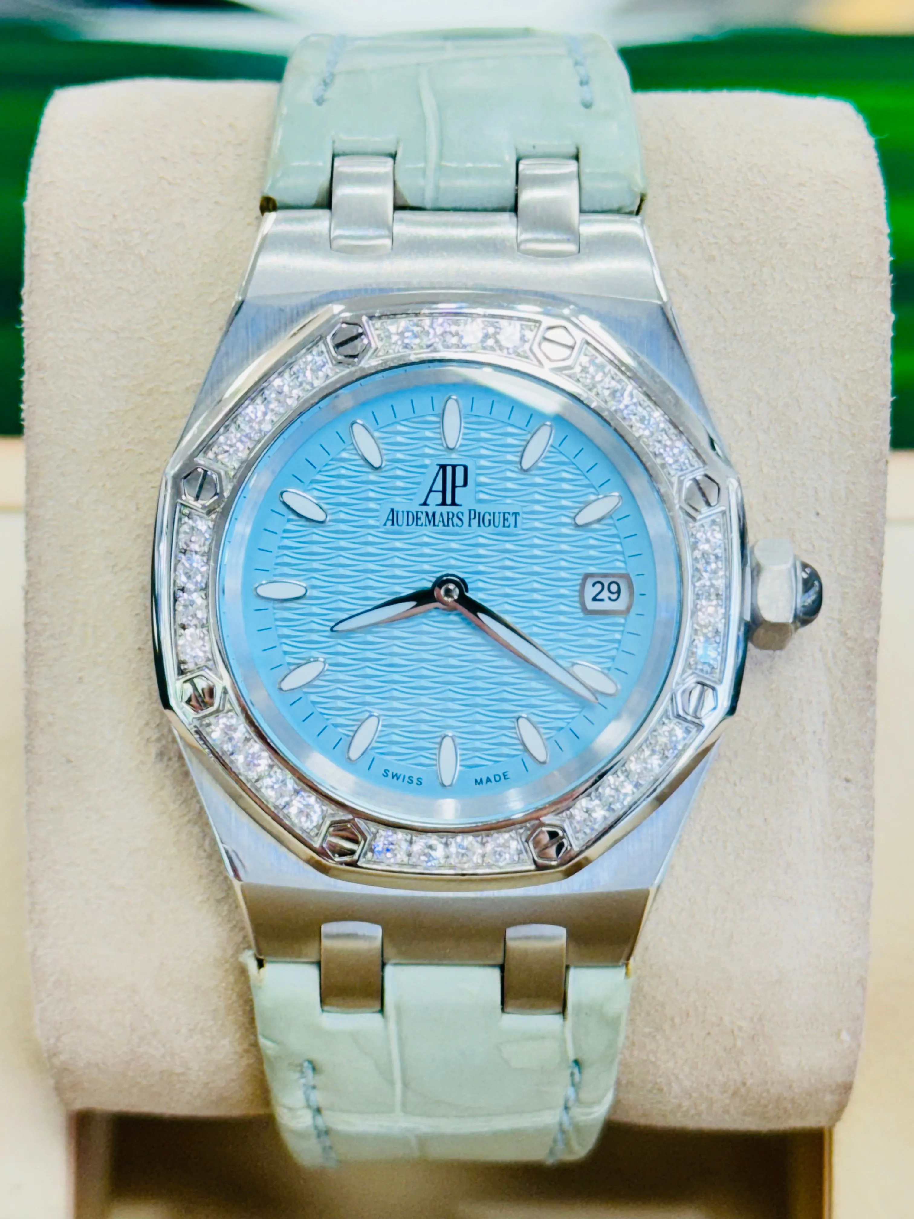 Audemars Piguet Royal Oak Lady 67601ST 33mm Stainless steel Turquoise