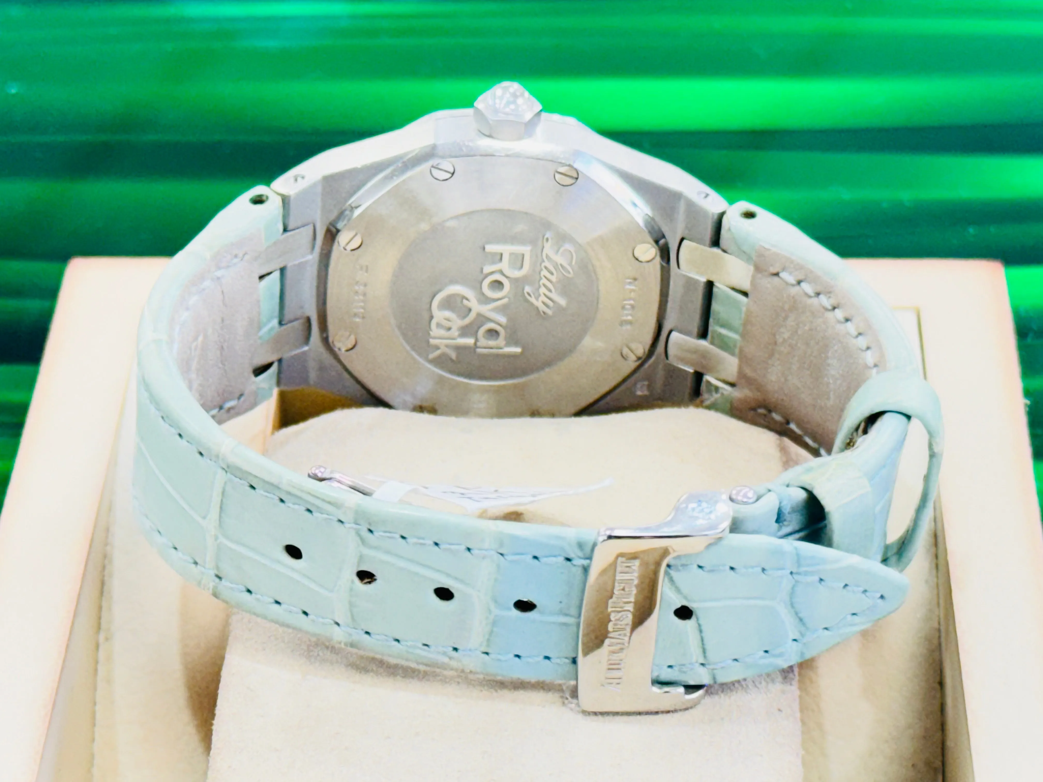 Audemars Piguet Royal Oak Lady 67601ST 33mm Stainless steel Turquoise 7