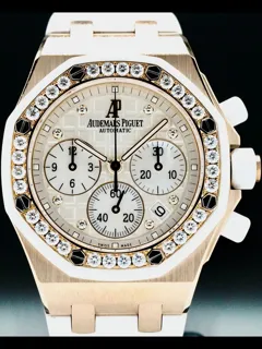 Audemars Piguet Royal Oak Offshore 26048OK.ZZ.D010CA.01 Rose gold and Rubber White