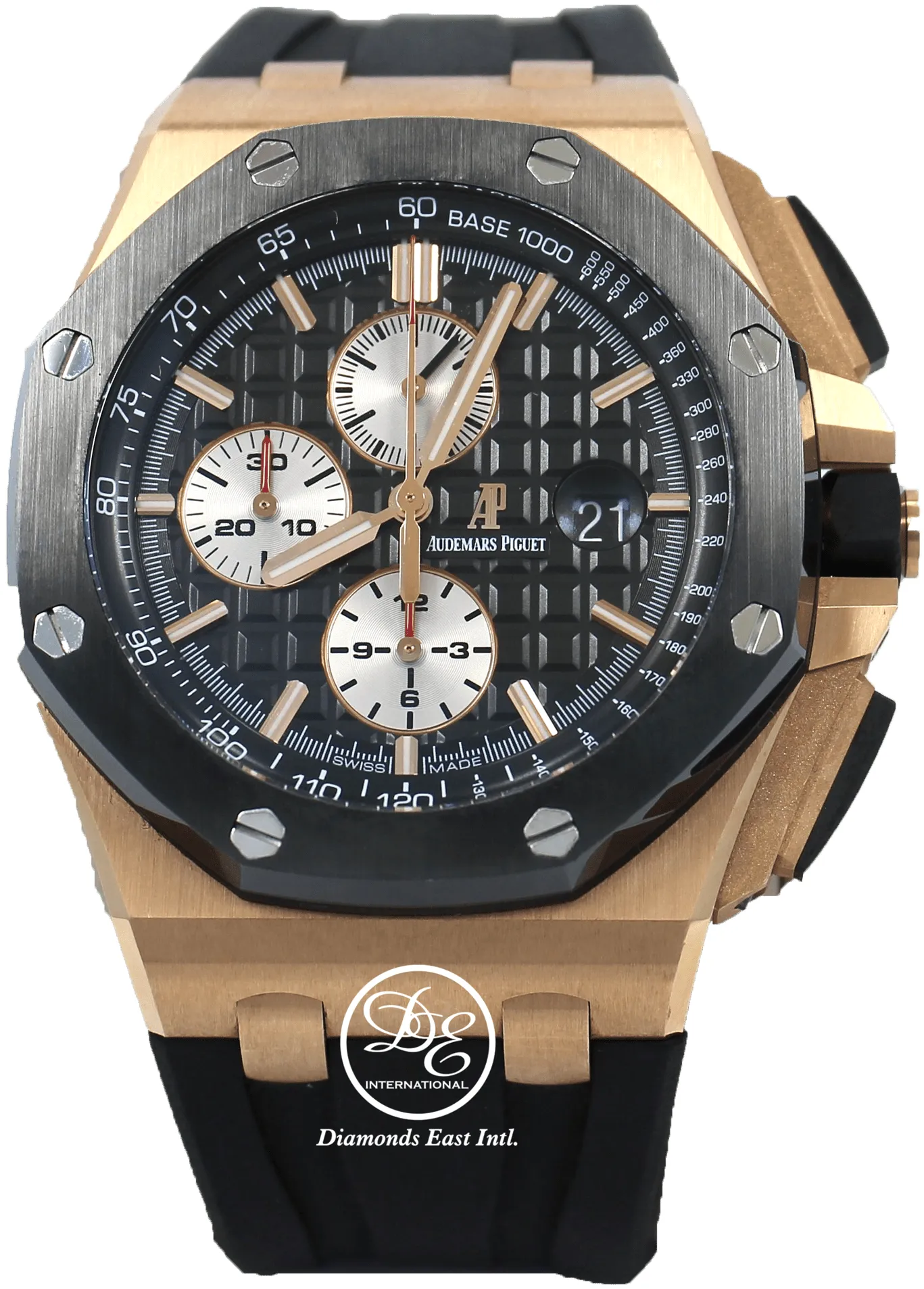 Audemars Piguet Royal Oak Offshore 26400RO.OO.A002CA.01 44mm Rose gold and 18k rose gold Black