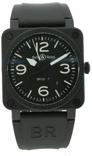 Bell & Ross BR039 BR03-92-CBL (304) 42mm Ceramic Black