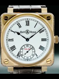 Bell & Ross BR 01 Instrument De Marine BR01-CM-203 Bronze and Titanium and Wood White