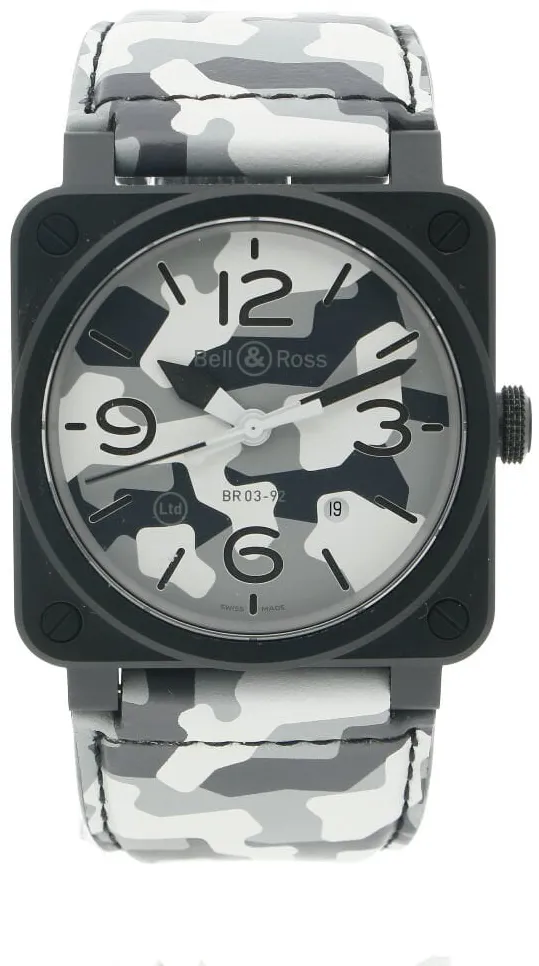 Bell & Ross Instruments BR0392-CG-CE/SCA 42mm Black ceramic Artistic dial