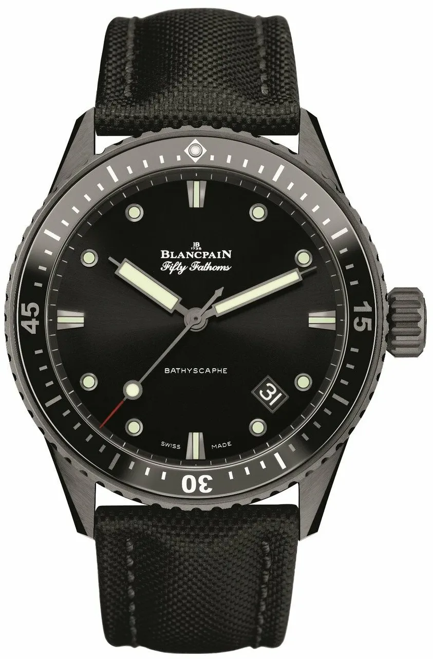 Blancpain Fifty Fathoms 5000-0130-B52A 43mm Ceramic Black