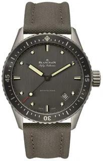 Blancpain Fifty Fathoms Bathyscaphe 5000-1210-G52A Titanium Gray