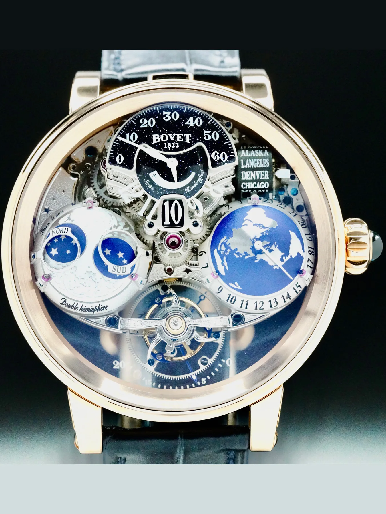 Bovet Recital R180003-38 46mm Yellow gold Aventurine