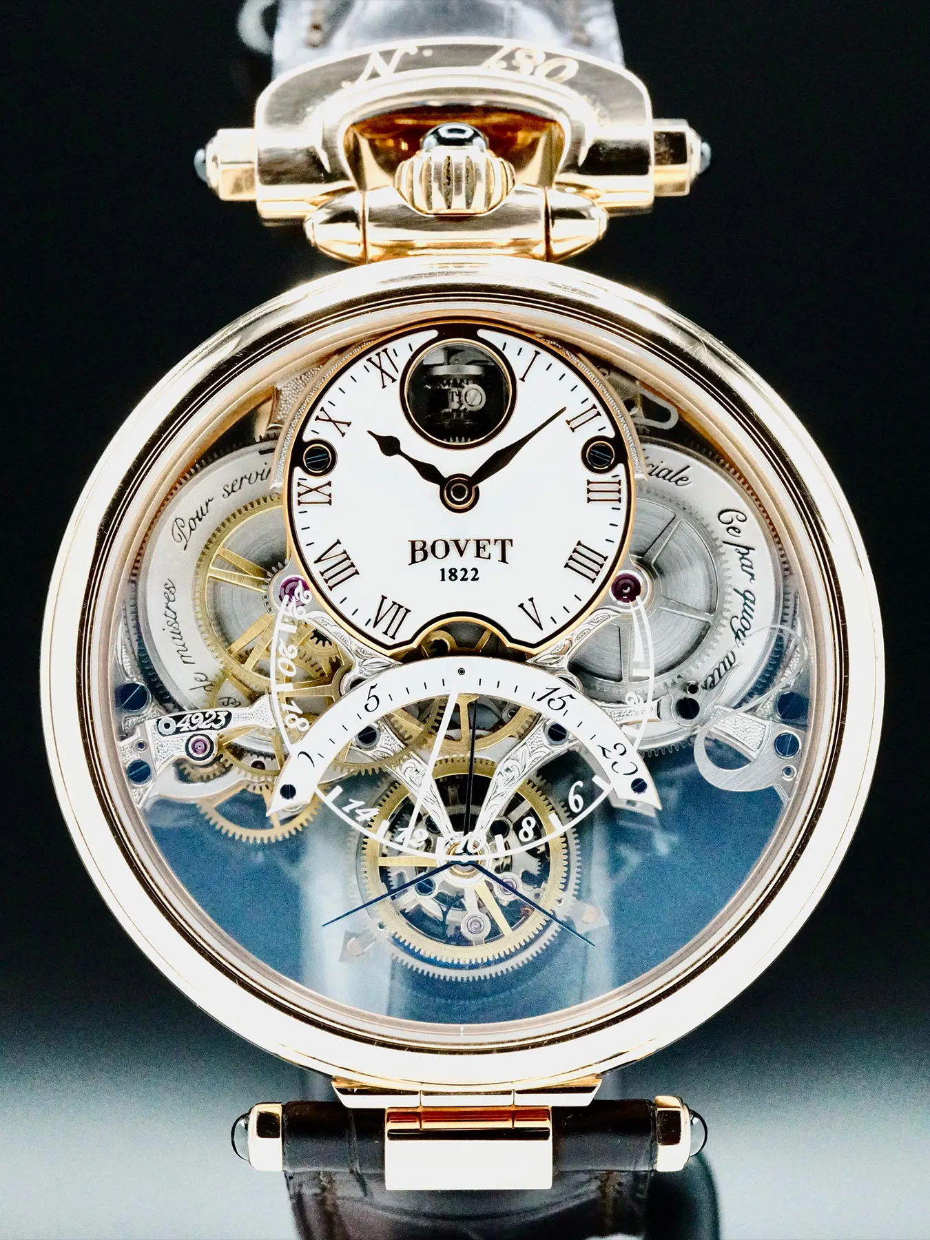 Bovet AI22001-01 45mm Yellow gold White polished lacquer