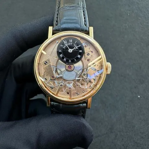 Breguet Tradition 7027BR/R9/9V6 37mm Rose gold Black