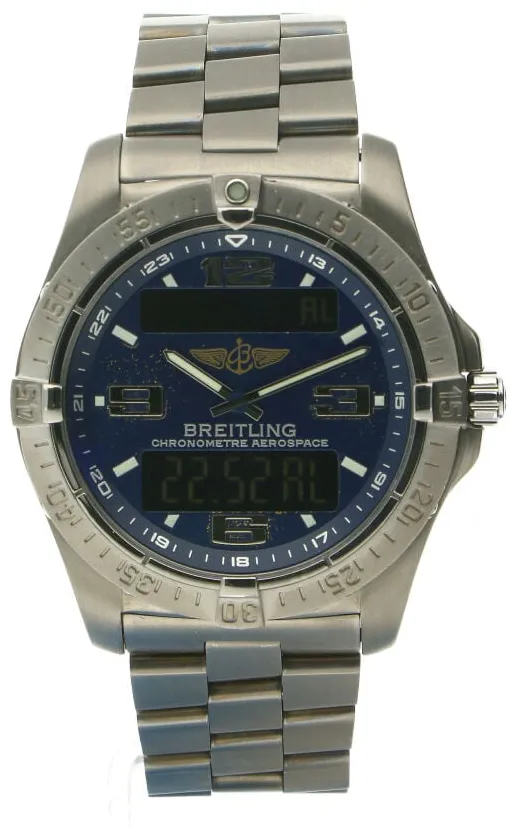 Breitling Aerospace E79362 42mm Titanium Blue