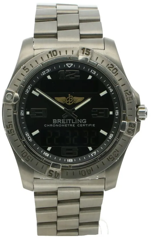 Breitling Aerospace E79362 42mm Titanium Blue