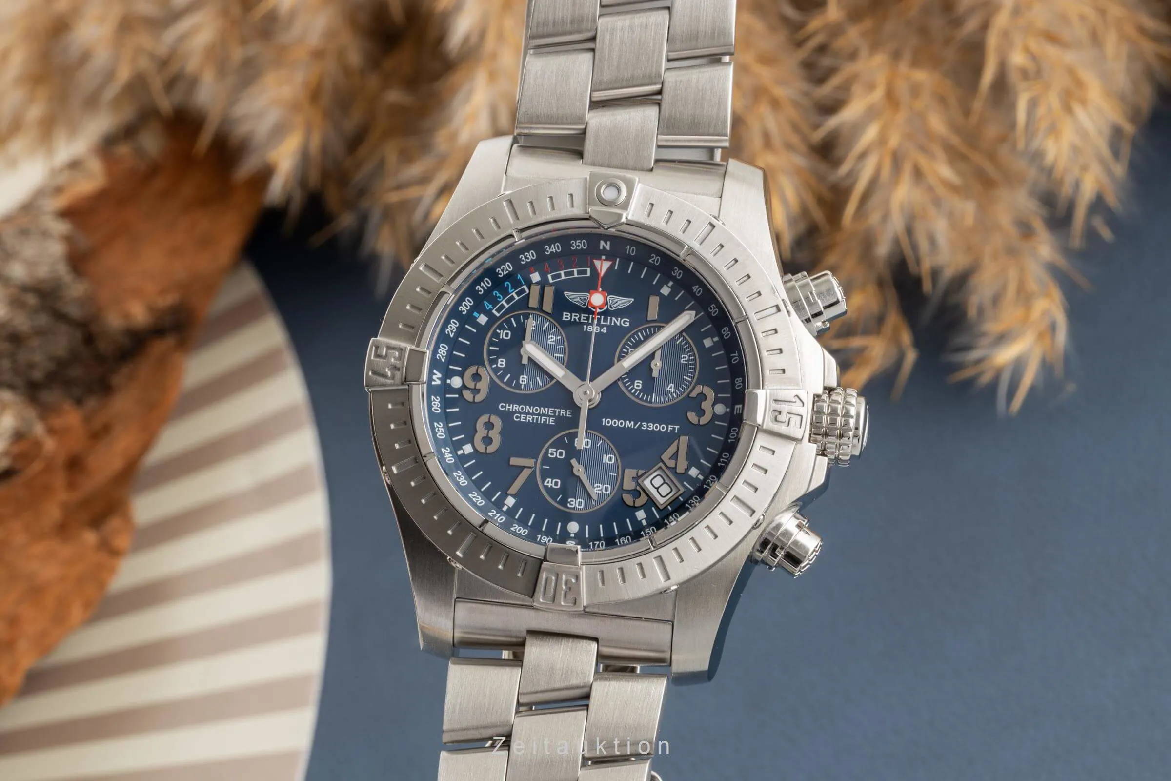 Breitling Avenger A73390 45mm Stainless steel Blue