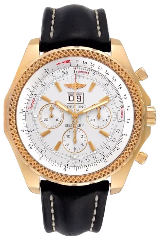 Breitling Bentley 6.75 K4436212 48.7mm Yellow gold White