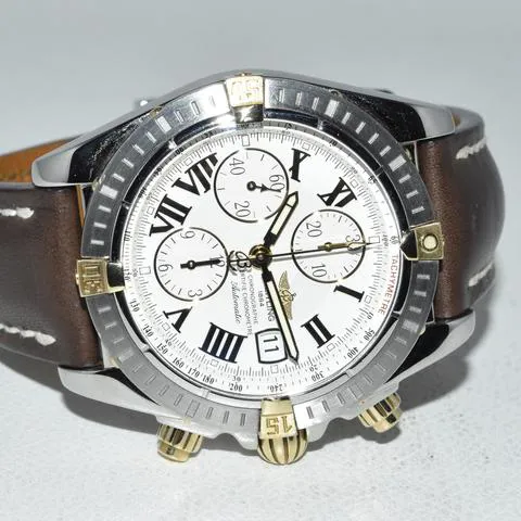 Breitling Chronomat B13356 43mm Yellow gold and Stainless steel Silver 11