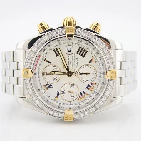 Breitling Chronomat B13356 44mm Yellow gold and Stainless steel White 1