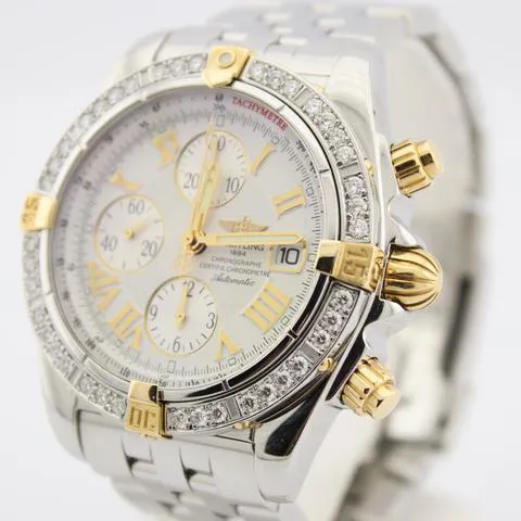 Breitling Chronomat B13356 44mm Yellow gold and Stainless steel White 5