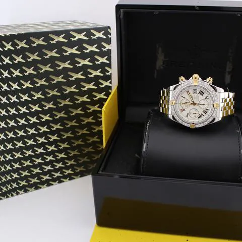 Breitling Chronomat B13356 44mm Yellow gold and Stainless steel White 11