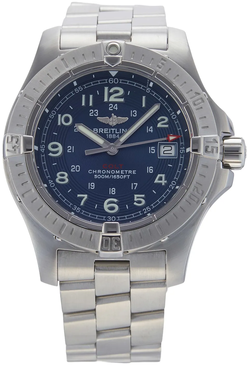 Breitling Colt A74380 42mm Stainless steel Blue