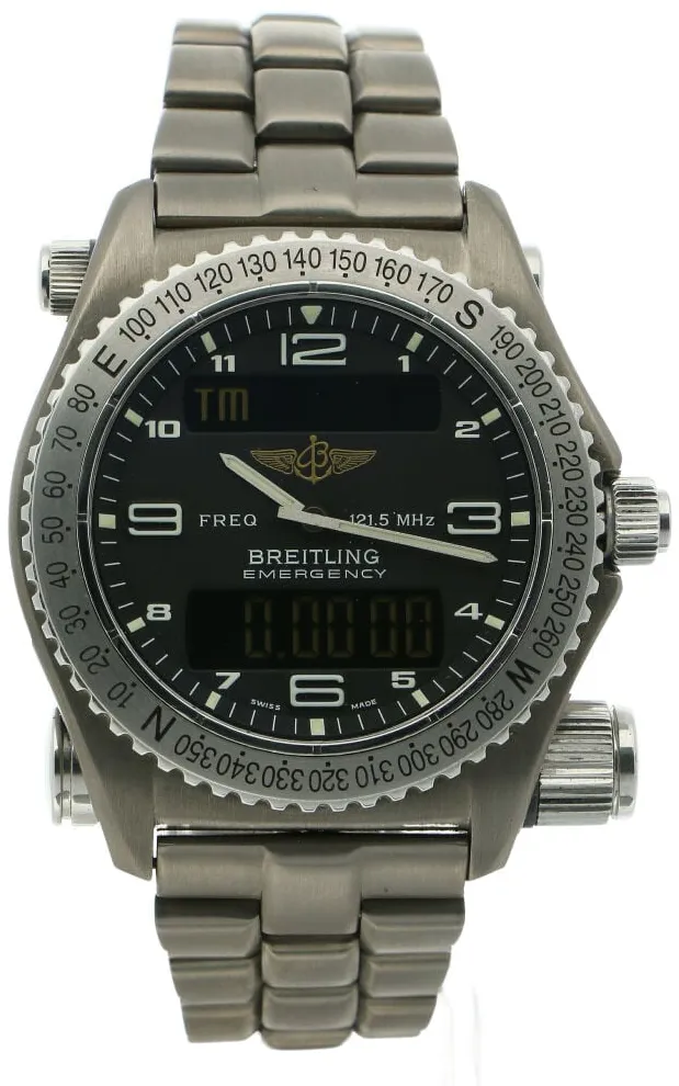 Breitling Emergency E56121 42mm Titanium Black