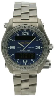 Breitling Emergency E76321 (561) 43mm Titanium Blue