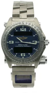 Breitling Emergency E8017210/B999 (563) 43mm Titanium Blue