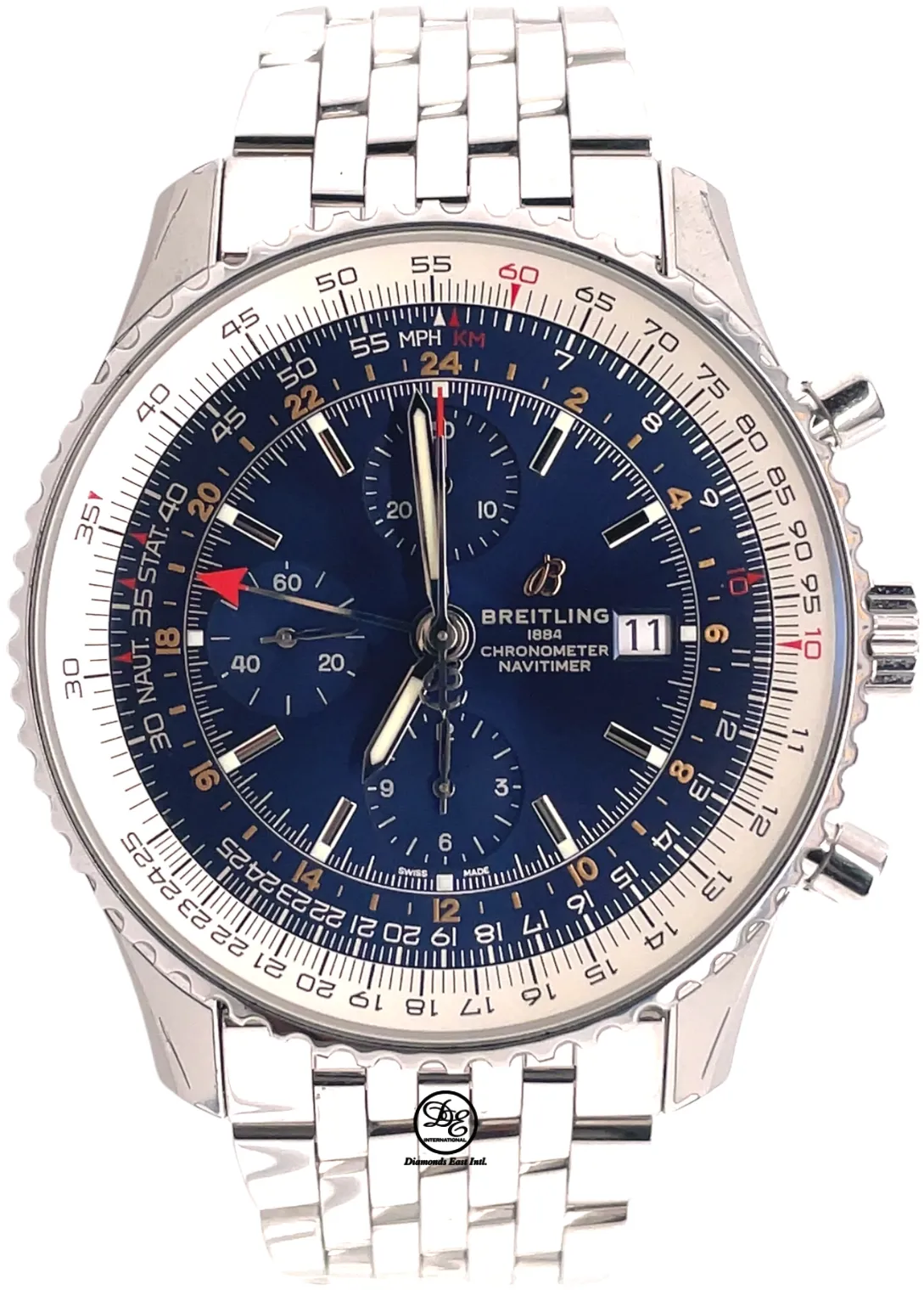 Breitling Navitimer A24322 46mm Stainless steel Blue