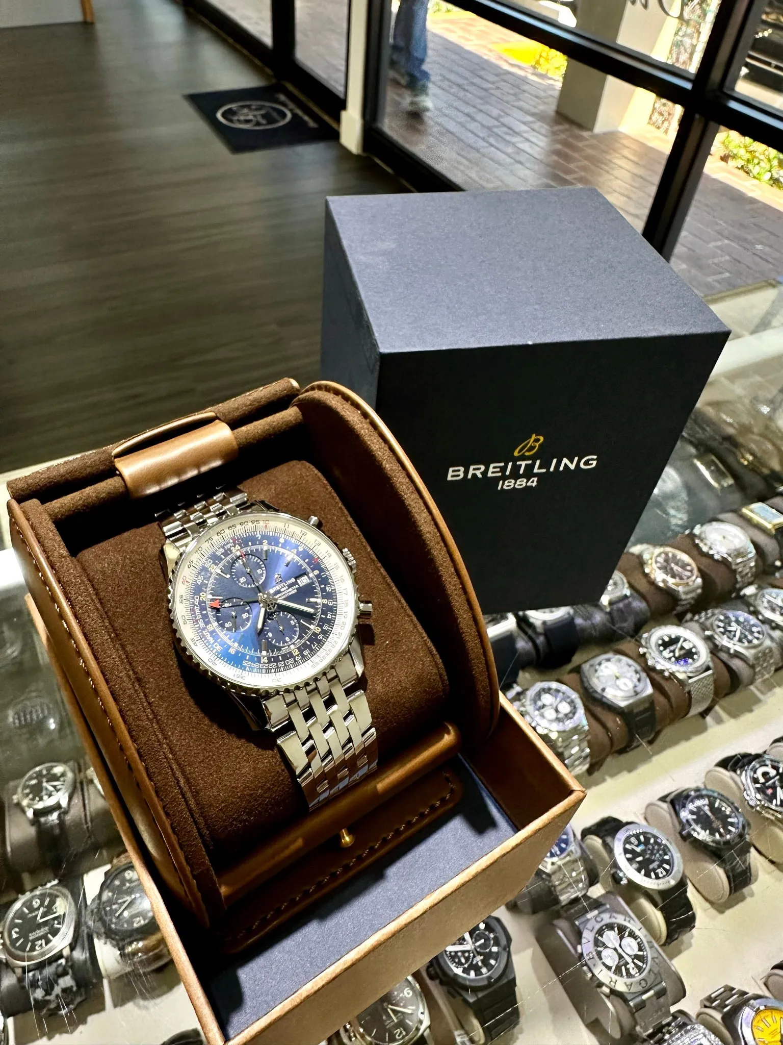 Breitling Navitimer A24322 46mm Stainless steel Blue 7