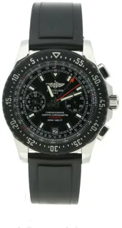 Breitling Skyracer A27364 43.5mm Stainless steel Black