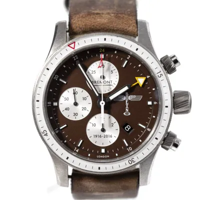 Bremont Boeing 43mm Titanium Brown