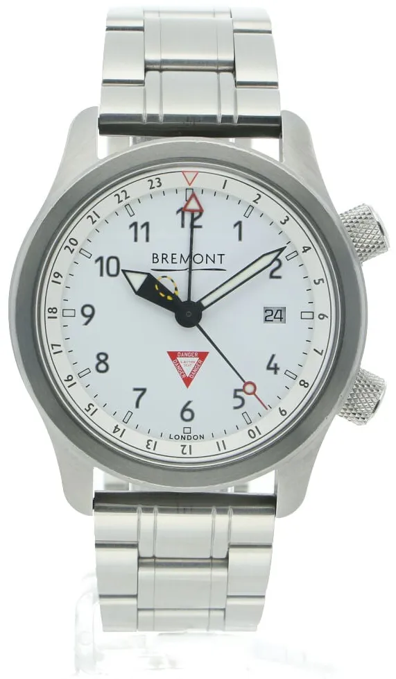 Bremont MBIII-WH 43mm Stainless steel White