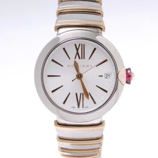 Bulgari Bulgari LU33C6SSD Yellow gold and Stainless steel White