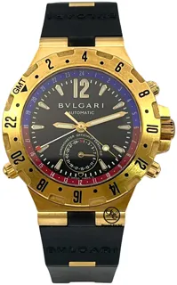 Bulgari Diagono Professional GMT Bulgari 40mm Steel Black