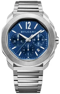 Bulgari Octo 103829 Stainless steel Blue