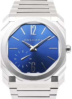 Bulgari Octo Finissimo 103431 Stainless steel Blue