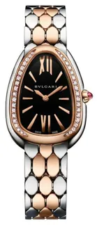 Bulgari Serpenti 103450 Yellow gold and Stainless steel Black