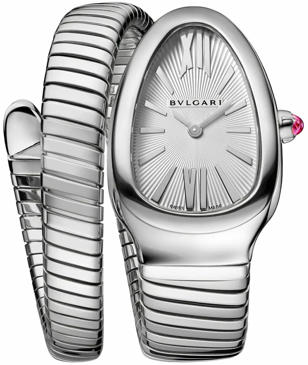 Bulgari Serpenti Tubogas 101828 35mm Stainless steel Silver