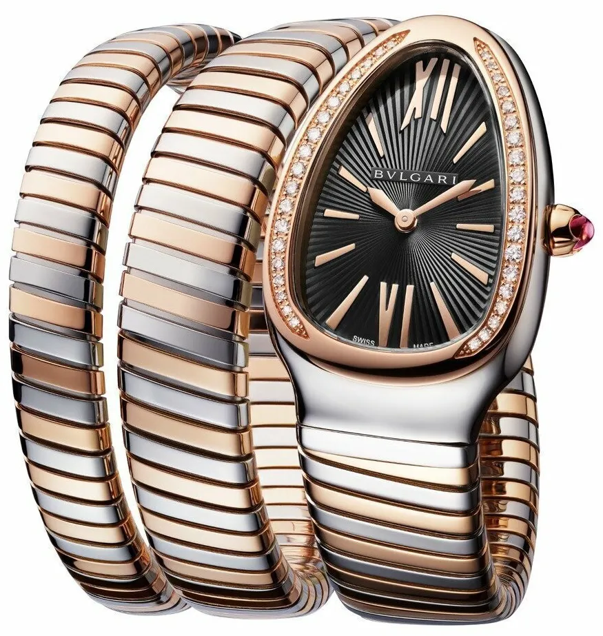 Bulgari Serpenti Tubogas 102099 35mm Stainless steel Opaline 2