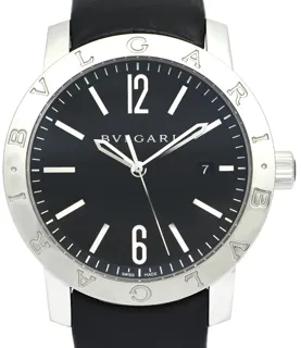 Bulgari Solotempo BB41 S 41mm Stainless steel Black