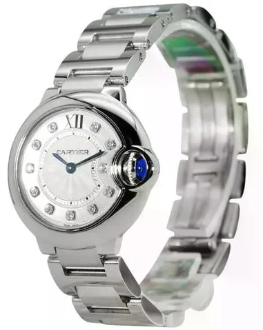 Cartier Ballon Bleu 28mm WE902073 28mm Stainless steel White 1