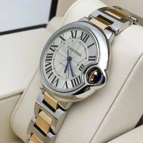 Cartier Ballon Bleu 33mm W2BB0002 33mm Yellow gold and Stainless steel Silver 6