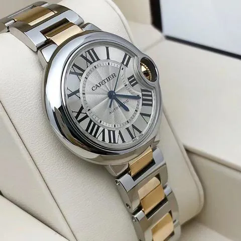 Cartier Ballon Bleu 33mm W2BB0002 33mm Yellow gold and Stainless steel Silver 7