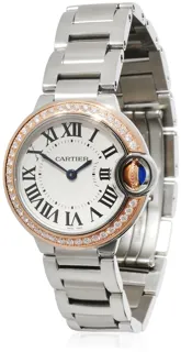 Cartier Ballon Bleu we902079 Diamond Silver