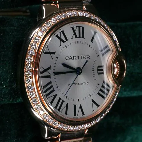 Cartier Ballon Bleu WJBB0036 33mm Rose gold Silver 5