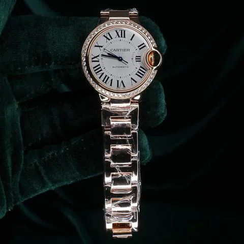 Cartier Ballon Bleu WJBB0036 33mm Rose gold Silver 13