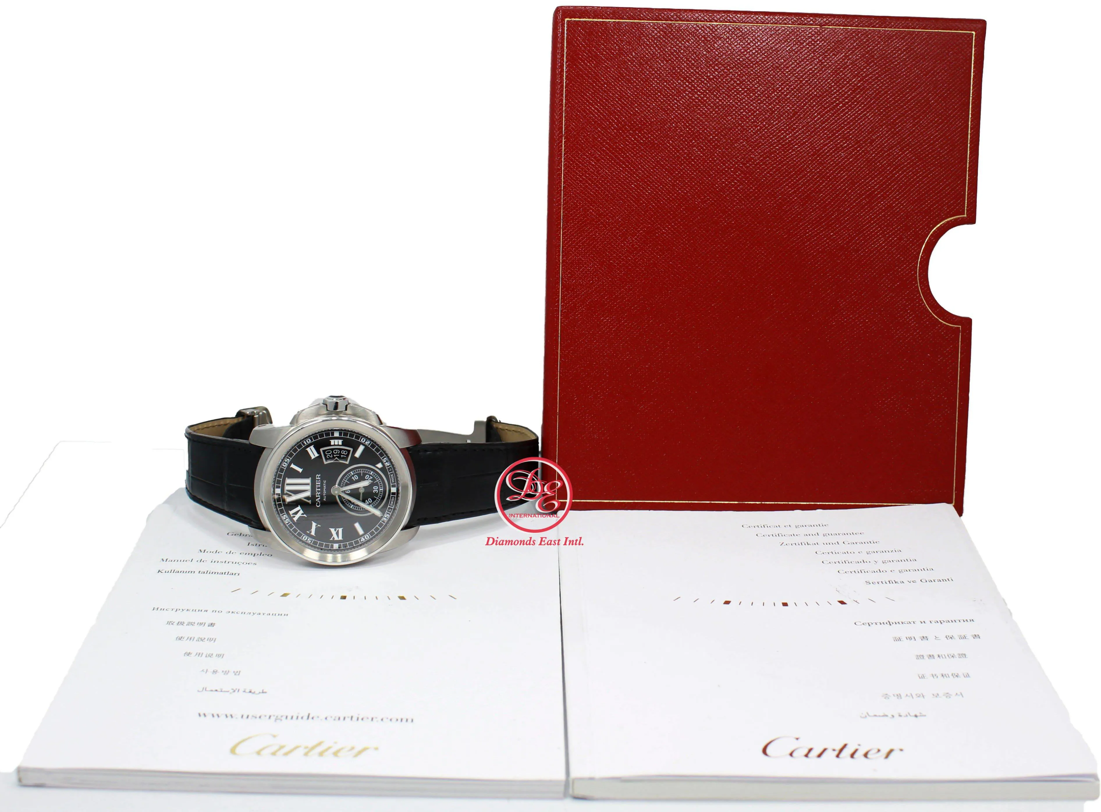 Cartier Calibre de Cartier W7100014 42mm Stainless steel Black 12