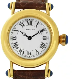 Cartier Diabolo 1440 32mm Yellow gold Silver