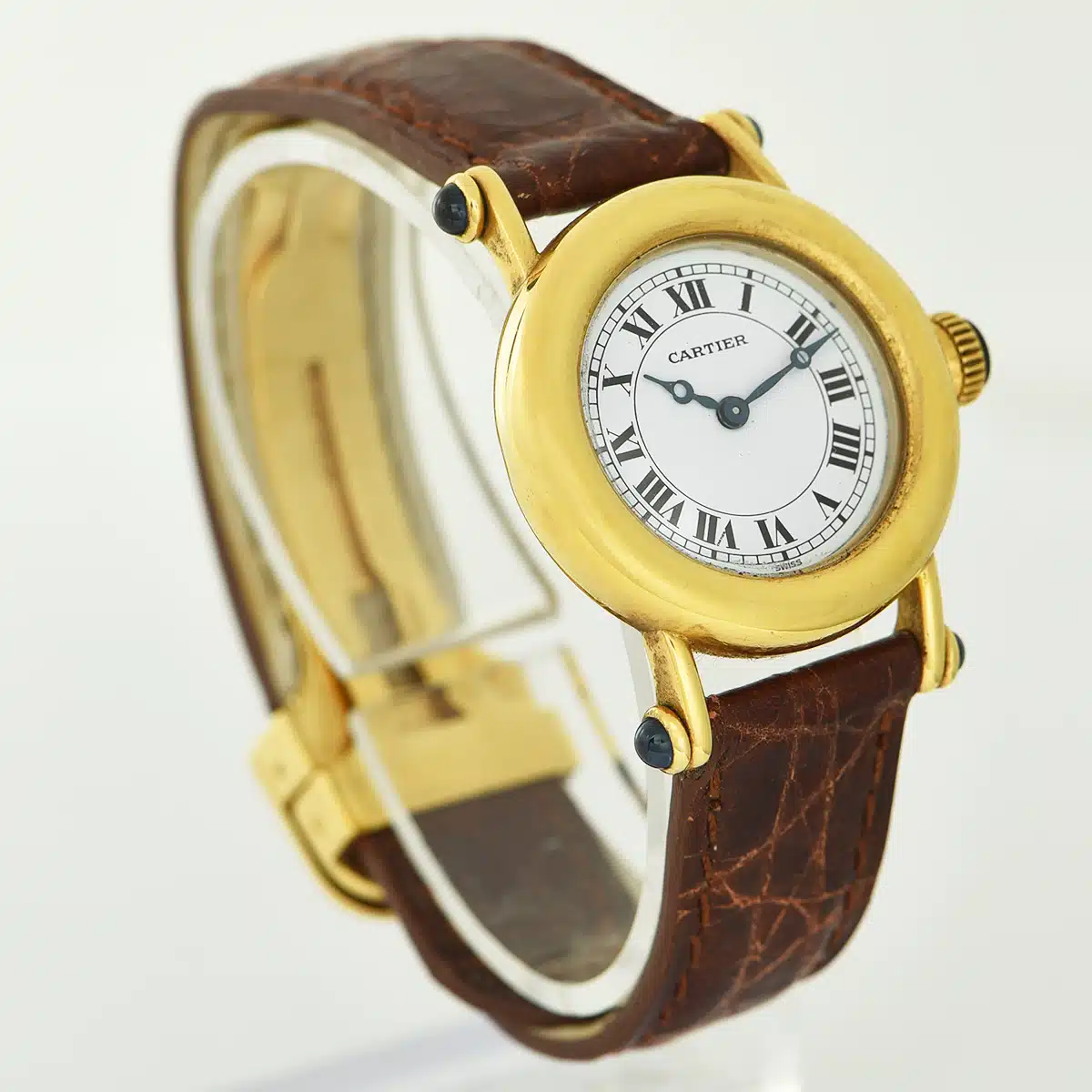 Cartier Diabolo 1440 32mm Yellow gold Silver 2