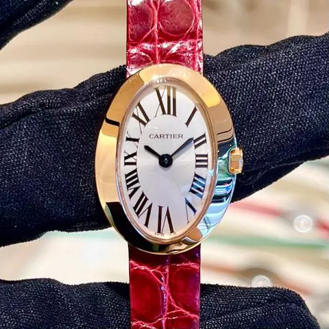 Cartier Mini Baignoire W8000017 25.5mm Rose gold Silver